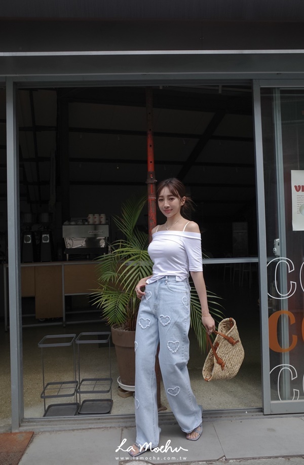舒服棉一字領上衣